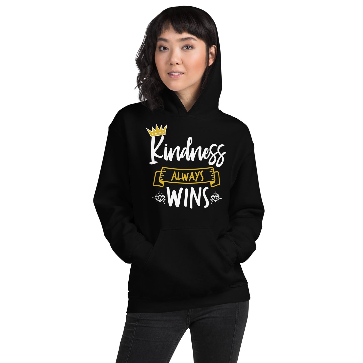 Unisex Hoodie Kindness Always Wins