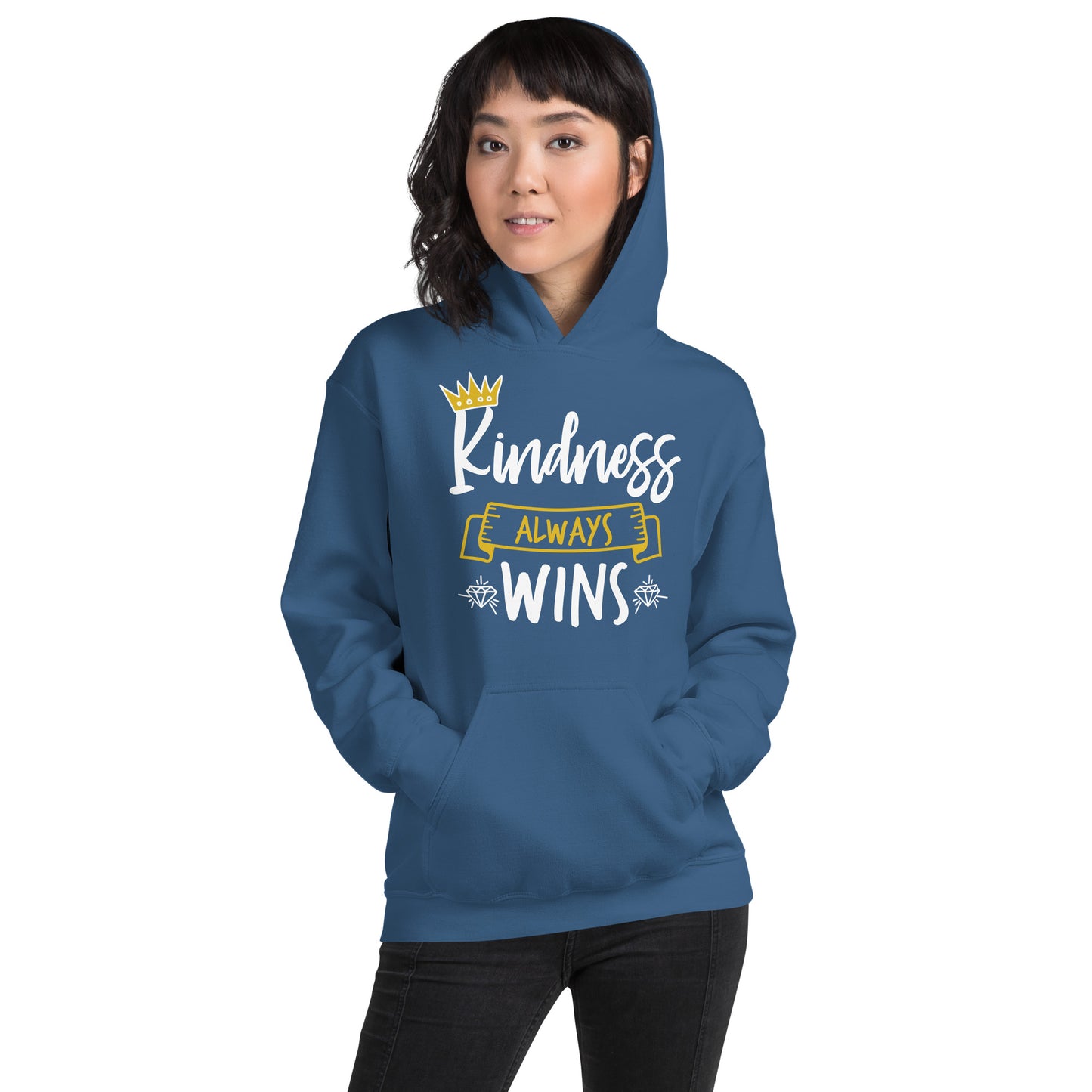 Unisex Hoodie Kindness Always Wins